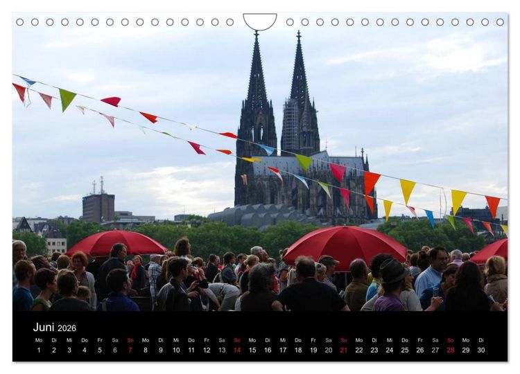 Produktbild: K&ouml;lner Spitzen (Wandkalender 2026 DIN A4 quer), CALVENDO Monatskalender