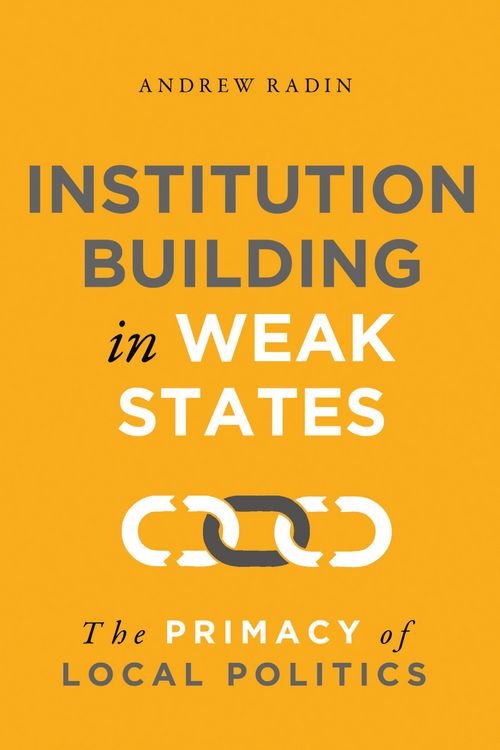 Produktbild: Institution Building in Weak States