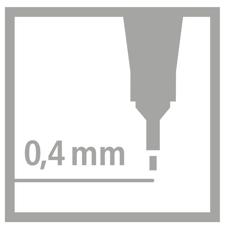 Produktbild: STABILO Fineliner - point 88 - 10er Pack Office - 4 x schwarz, 3 x blau, 2 x rot, 1 x grün