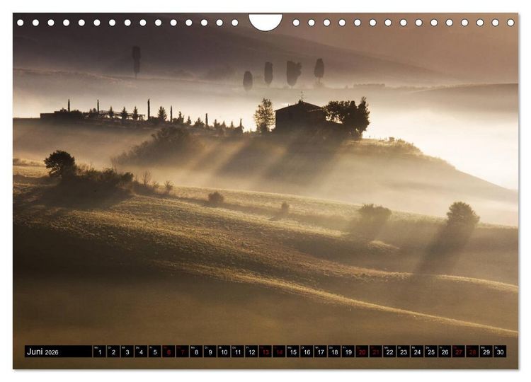 Produktbild: Toskana - Inseln im Nebel (Wandkalender 2026 DIN A4 quer), CALVENDO Monatskalender