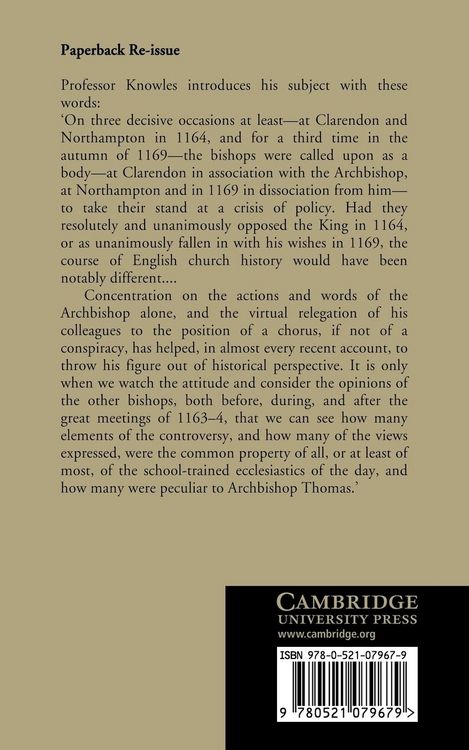 Produktbild: The Episcopal Colleagues of Archbishop Thomas Becket