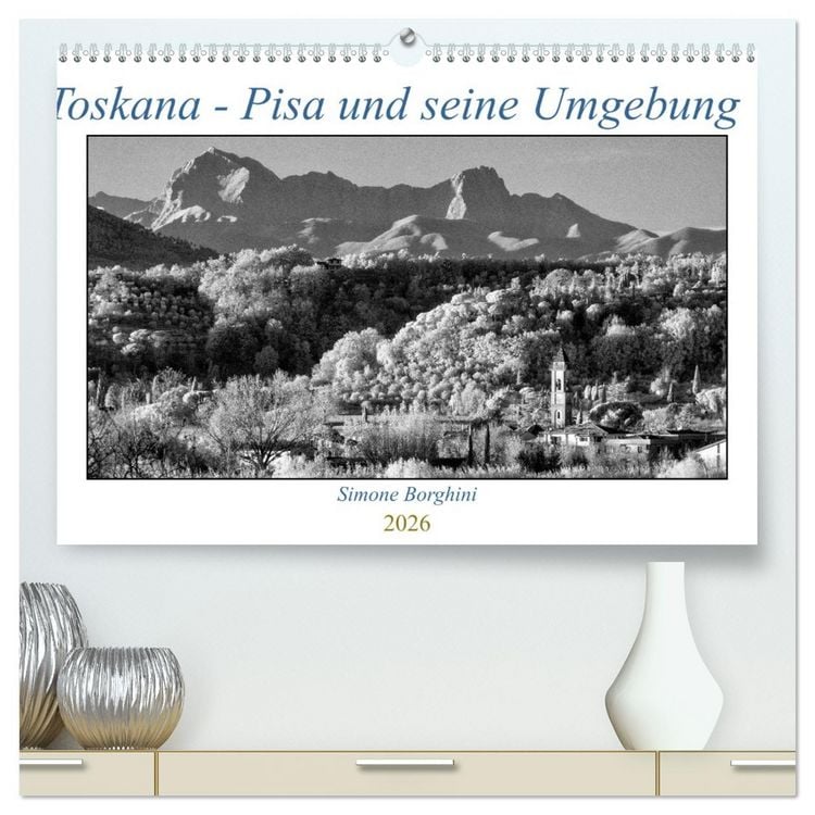 Produktbild: Toskana - Pisa und seine Umgebung (hochwertiger Premium Wandkalender 2026 DIN A2 quer), Kunstdruck in Hochglanz