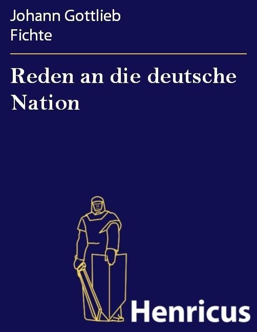Produktbild: Reden an die deutsche Nation