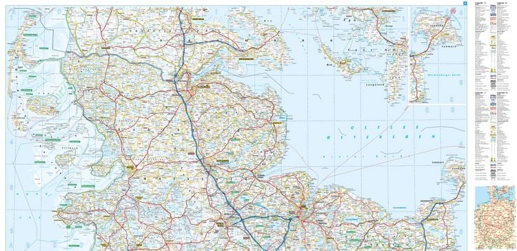 Produktbild: ADAC Regionalkarte 01 Schleswig-Holstein, Hamburg 1:150.000