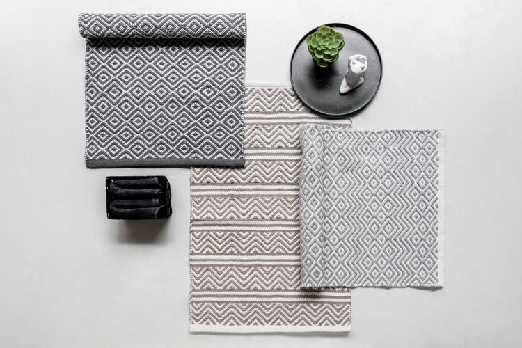 Produktbild: Badematte Mod. Abai, 50 x 80 cm, hergestellt aus recycelten PET-Flaschen