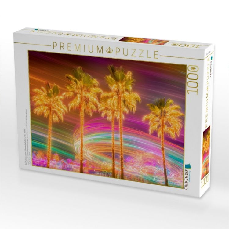 Produktbild: CALVENDO Puzzle Ein Motiv aus dem Kalender Farbst&uuml;rme der Nacht | 1000 Teile Lege-Gr&ouml;&szlig;e 64x48cm Foto-Puzzle f&uuml;r gl&uuml;ckliche Stunden