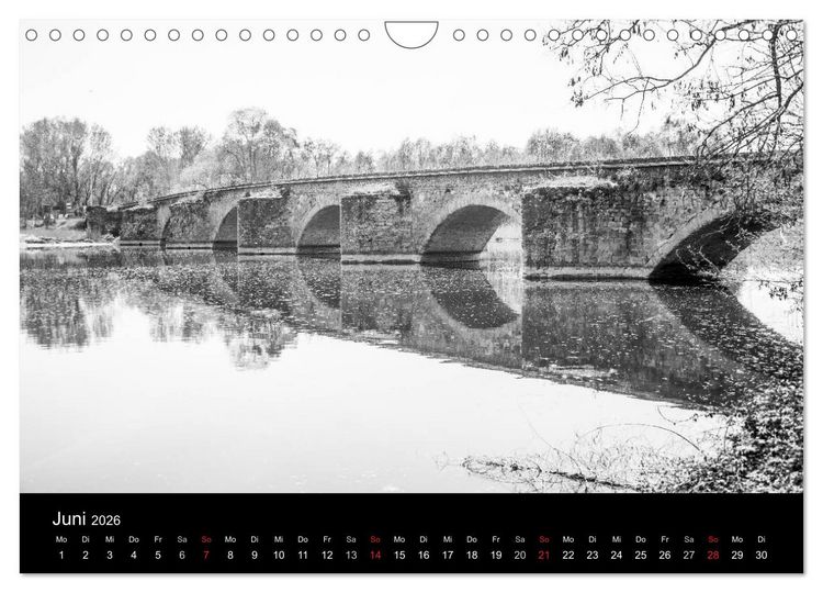 Produktbild: Architektur in Schwarz-Wei&szlig; (Wandkalender 2026 DIN A4 quer), CALVENDO Monatskalender