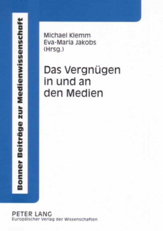 Produktbild: Das Vergnuegen in und an den Medien