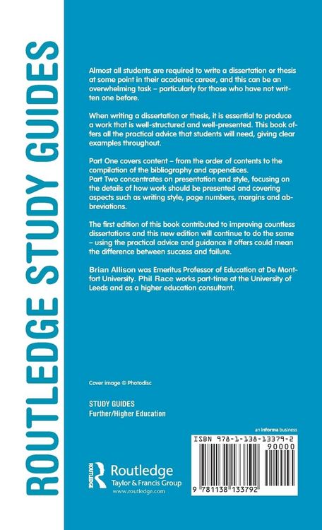 Produktbild: The Student's Guide to Preparing Dissertations and Theses