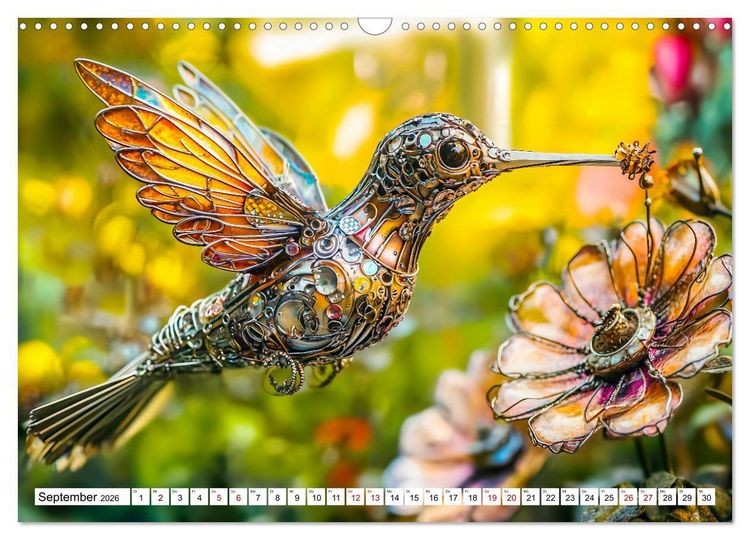 Produktbild: Gartentiere aus Metall - Upcycling-Dekoideen f&uuml;r kreative G&auml;rten (Wandkalender 2026 DIN A3 quer), CALVENDO Monatskalender