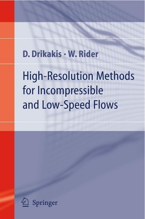Produktbild: High-Resolution Methods for Incompressible and Low-Speed Flows