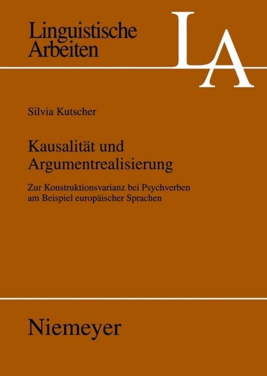 Produktbild: Kausalit&auml;t und Argumentrealisierung
