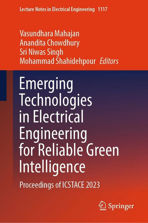 Produktbild: Emerging Technologies in Electrical Engineering for Reliable Green Intelligence