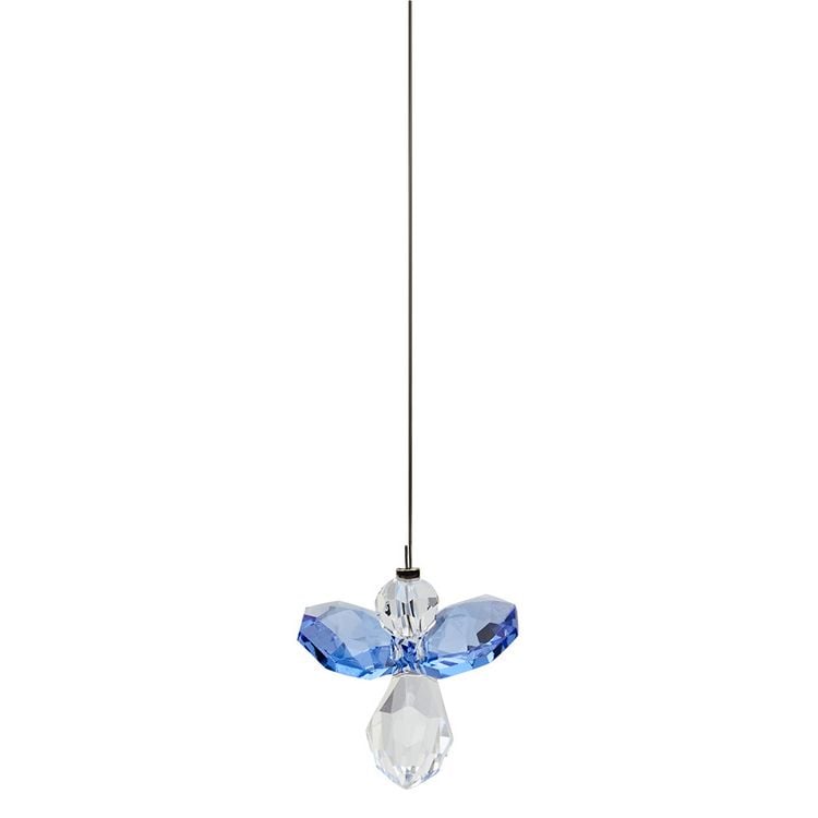 Produktbild: Schutzengel aus Glasstein - Saphir