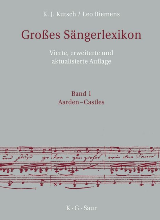 Produktbild: Gro&szlig;es S&auml;ngerlexikon