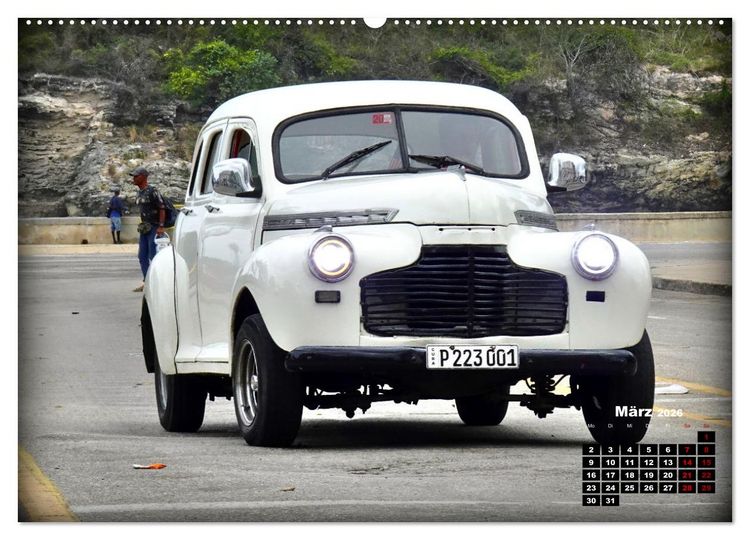 Produktbild: Chevy 1940-1941 - Mit 80 plus unterwegs in Kuba (hochwertiger Premium Wandkalender 2026 DIN A2 quer), Kunstdruck in Hochglanz