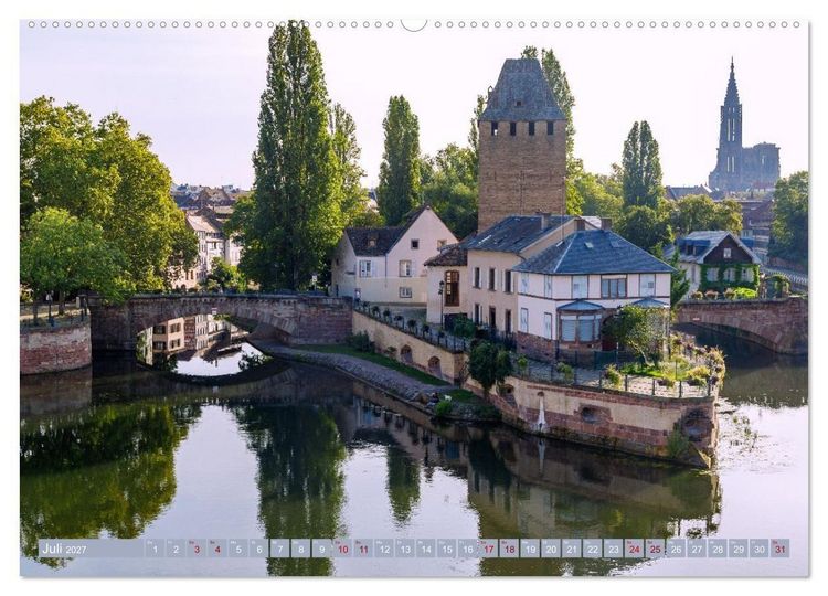 Produktbild: Strasbourg. Zeitlose Impressionen zwischen Ill und M&uuml;nster (hochwertiger Premium Wandkalender 2027 DIN A2 quer), Kunstdruck in Hochglanz