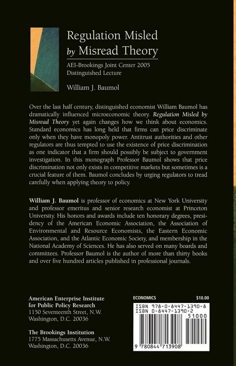 Produktbild: Regulation Misled by Misread Theory: