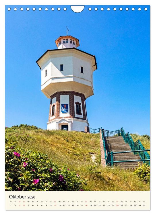 Produktbild: LANGEOOG Strandspaziergang (Wandkalender 2026 DIN A4 hoch), CALVENDO Monatskalender