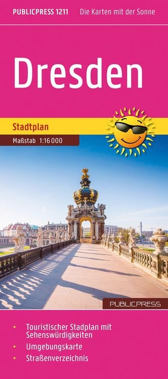 Produktbild: Publicpress Stadtplan Dresden 1:16.000