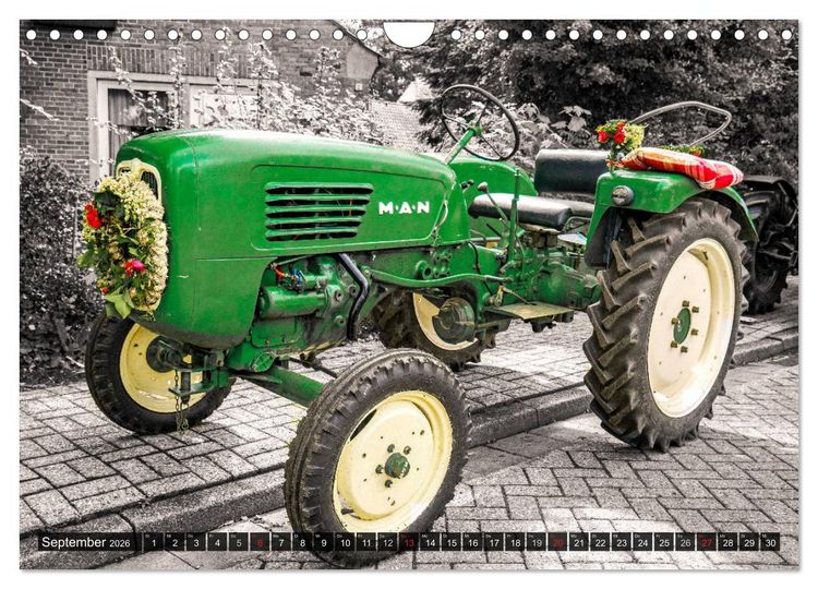 Produktbild: Trecker-Liebhaber (Wandkalender 2026 DIN A4 quer), CALVENDO Monatskalender