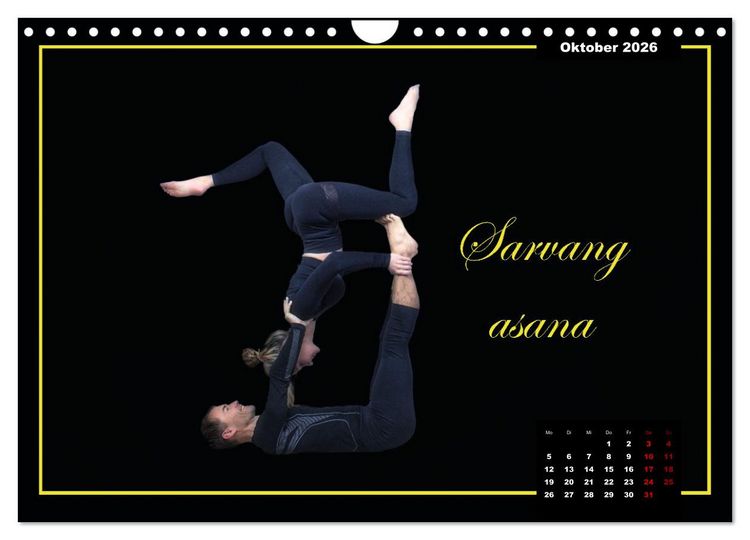 Produktbild: Yoga - Asana (Wandkalender 2026 DIN A4 quer), CALVENDO Monatskalender