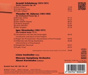 Produktbild: Konzert f&uuml;r Violine & Orchester op.36/+