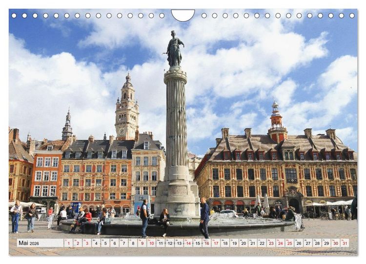 Produktbild: Lille - Charmante Metropole in Nordfrankreich (Wandkalender 2026 DIN A4 quer), CALVENDO Monatskalender
