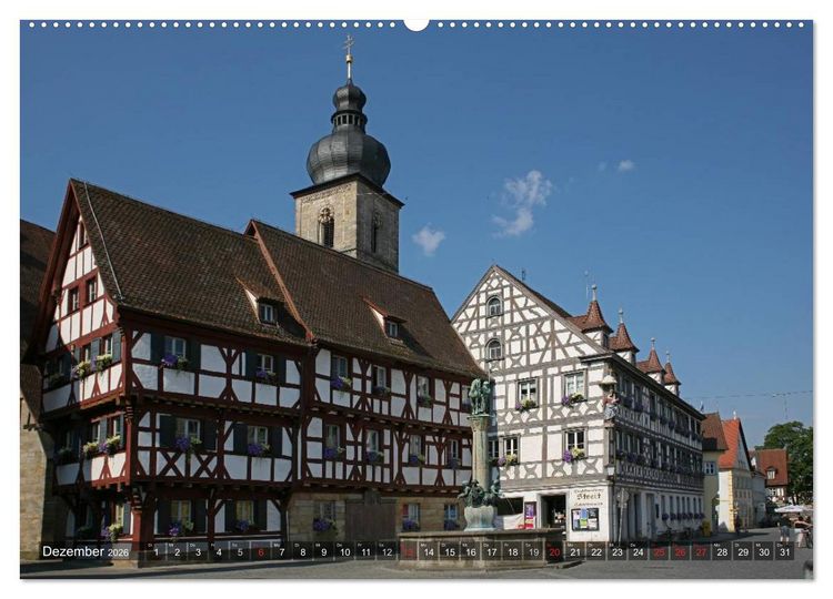 Produktbild: Bummel durch Forchheim (Wandkalender 2026 DIN A2 quer), CALVENDO Monatskalender