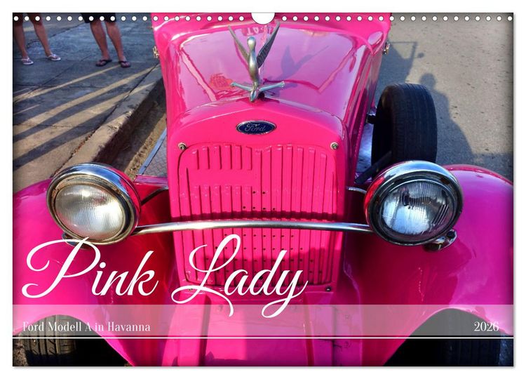 Produktbild: Pink Lady - Ford Modell A in Havanna (Wandkalender 2026 DIN A3 quer), CALVENDO Monatskalender