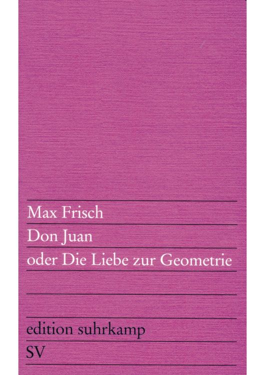 Produktbild: Don Juan oder Die Liebe zur Geometrie
