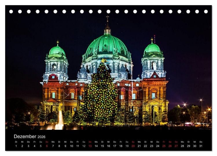 Produktbild: Colours of Berlin (Tischkalender 2026 DIN A5 quer), CALVENDO Monatskalender