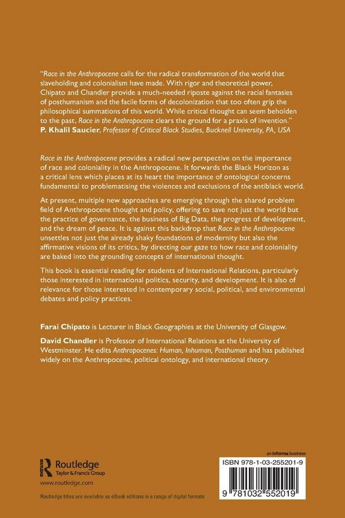 Produktbild: Race in the Anthropocene