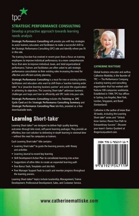 Produktbild: Strategic Performance Consulting