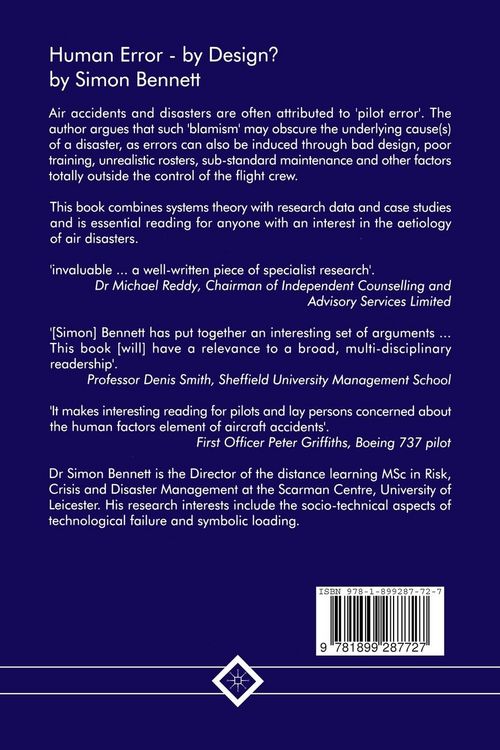Produktbild: Human Error - by Design?