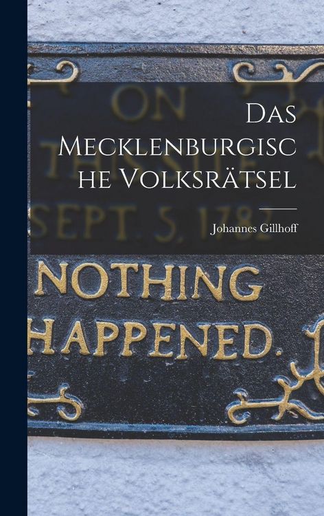Produktbild: Das Mecklenburgische Volksr&auml;tsel