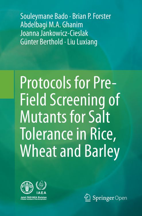 Produktbild: Protocols for Pre-Field Screening of Mutants for Salt Tolerance in Rice, Wheat and Barley