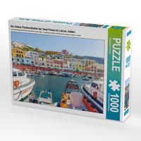 Produktbild: CALVENDO Puzzle Der kleine Fischereihafen der Insel Ponza in Latium, Italien. | 1000 Teile Lege-Gr&ouml;&szlig;e 64x48cm Foto-Puzzle f&uuml;r gl&uuml;ckliche Stunden