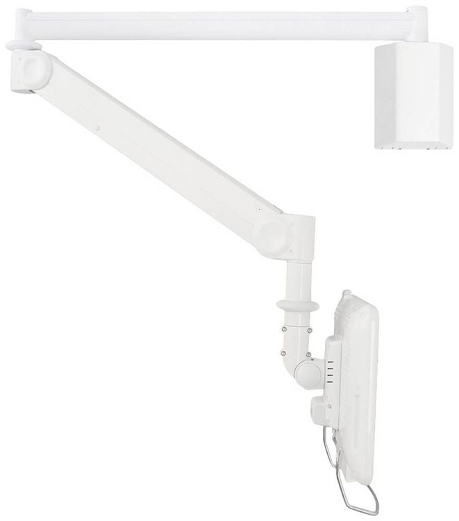 Produktbild: Neomounts FPMA-HAW100 Medical Monitor-Wandhalterung 1 Display(s) 25,4 cm (10") - 61 cm (24") Wei&szlig; H&ouml;henverstellbar, Neigbar, Schwenkbar, Ausziehbar