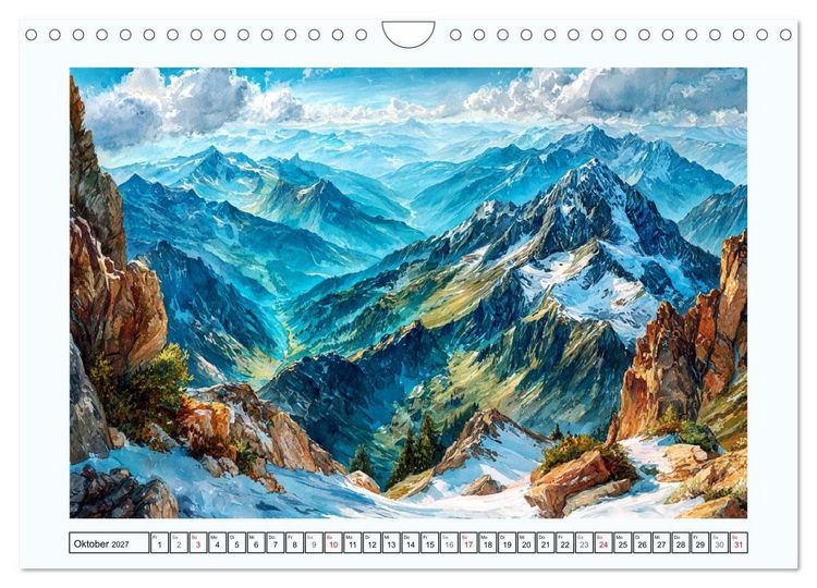 Produktbild: &Ouml;sterreich. Alpenzauber und Seentr&auml;ume (Wandkalender 2027 DIN A4 quer), CALVENDO Monatskalender