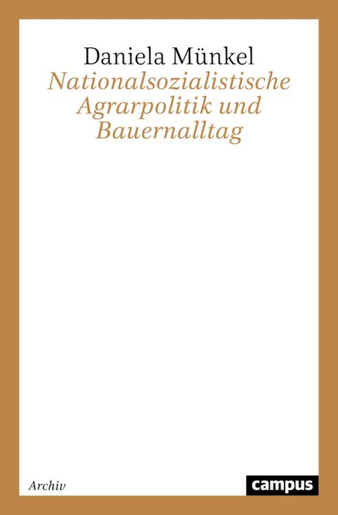 Produktbild: Nationalsozialistische Agrarpolitik und Bauernalltag