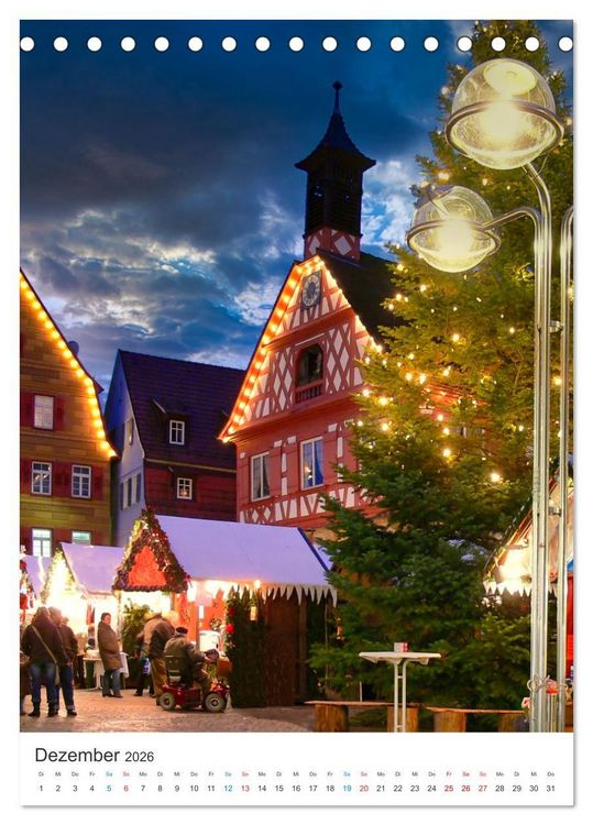 Produktbild: Waiblingen im Fokus (Tischkalender 2026 DIN A5 hoch), CALVENDO Monatskalender
