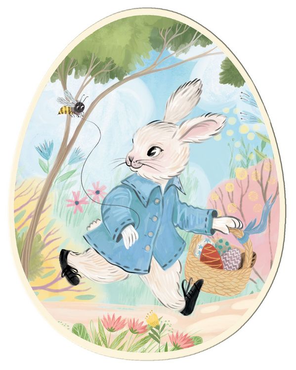 Produktbild: Ei-Puzzle Osterhase, 60 Teile