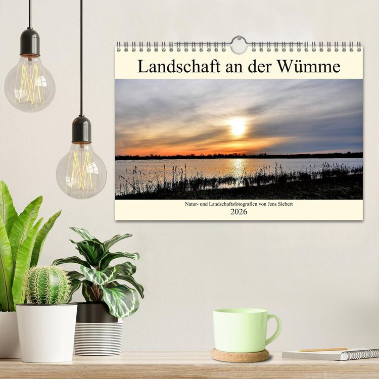 Produktbild: Landschaft an der W&uuml;mme (Wandkalender 2026 DIN A4 quer), CALVENDO Monatskalender