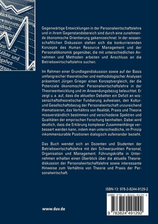 Produktbild: Ökonomisierung in Personalwirtschaft und Personalwirtschaftslehre