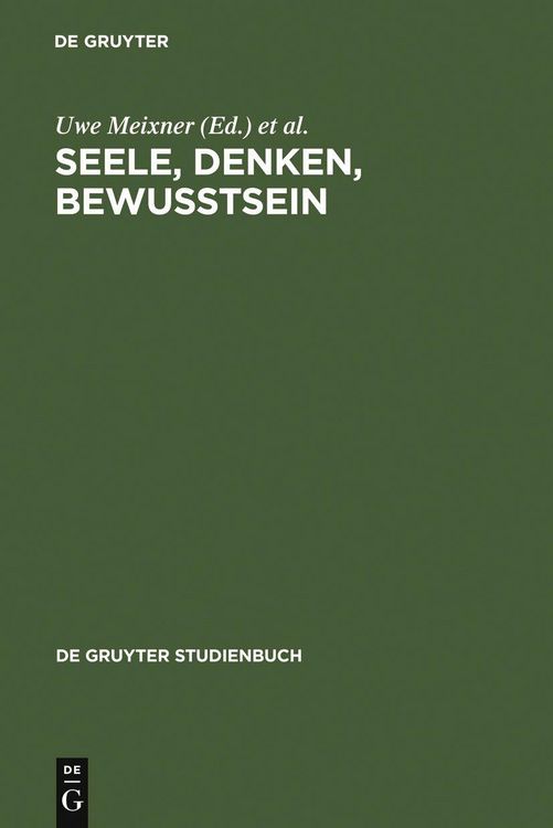 Produktbild: Seele, Denken, Bewusstsein