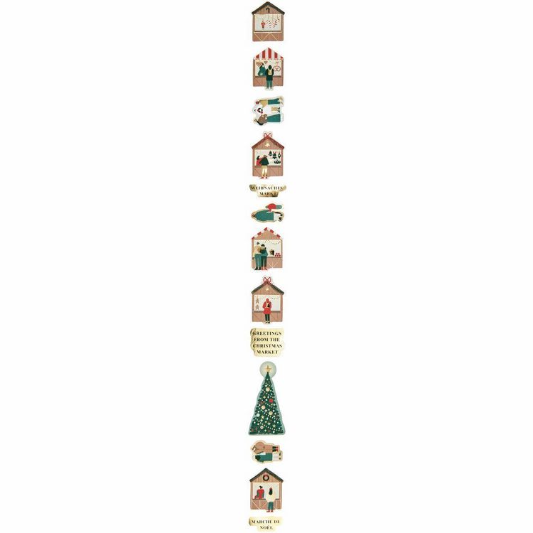 Produktbild: Mini Sticker Weihnachtsmarkt MIX