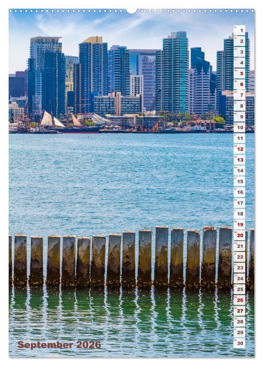 Produktbild: FASZINATION USA Urbanes und Naturhighlights (Wandkalender 2026 DIN A2 hoch), CALVENDO Monatskalender