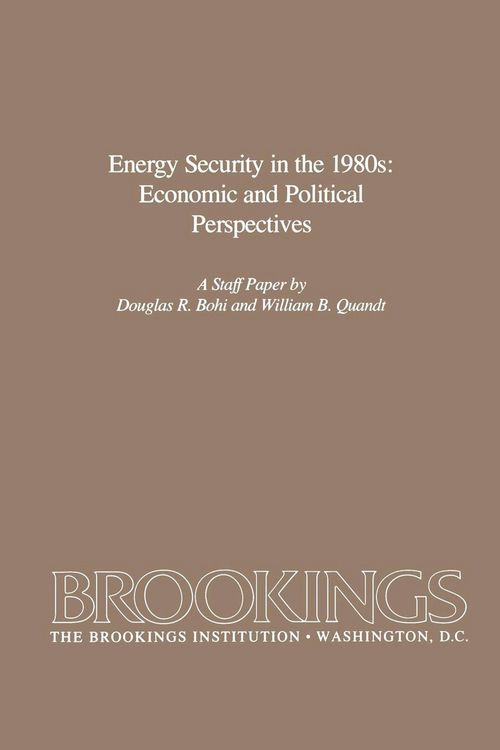 Produktbild: Energy Security in the 1980s