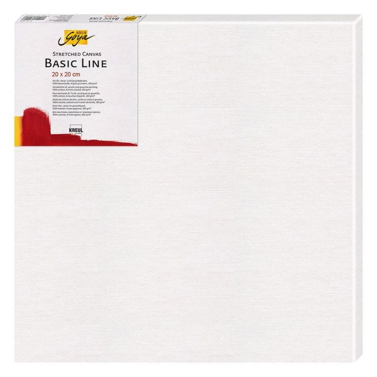 Produktbild: KREUL Keilrahmen SOLO Goya Stretches Canvas Basic Line 20x20cm